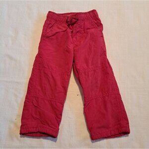 Gymboree boys size 18-24 months red fleece lined pants 2017
